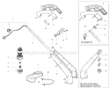 Page A Diagram and Parts List for TE15 Plus Weed Eater Trimmer